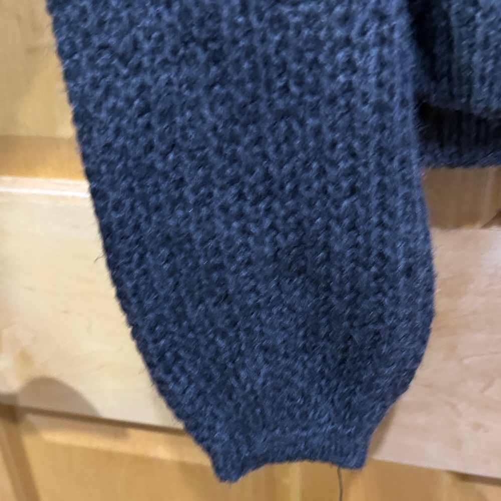 Simple Dark Gray Crew Neck Sweater - Picture 7 of 16